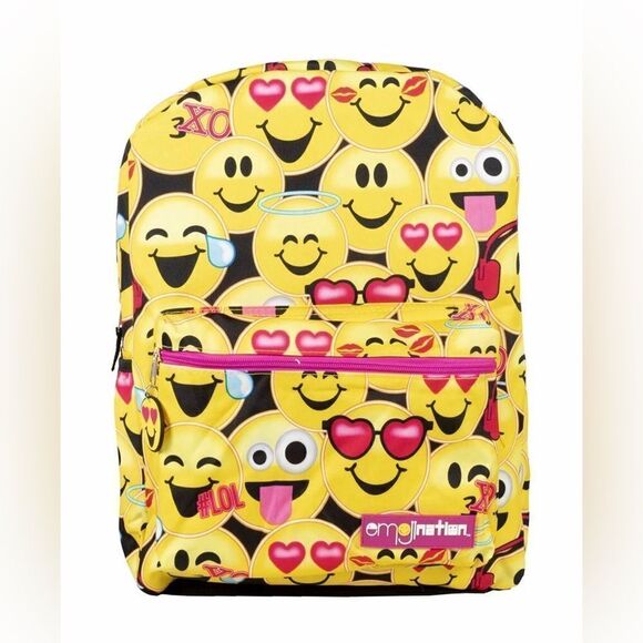 NWOT … EMOJINATION “Like Totally” Backpack - Picture 1 of 6